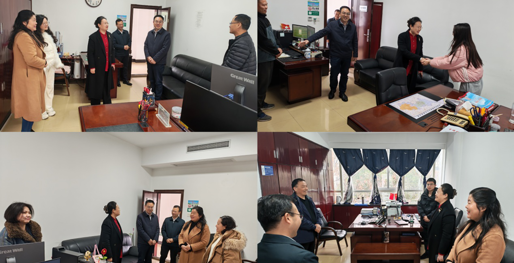 岁首慰问鼓干劲 统计担当启新篇